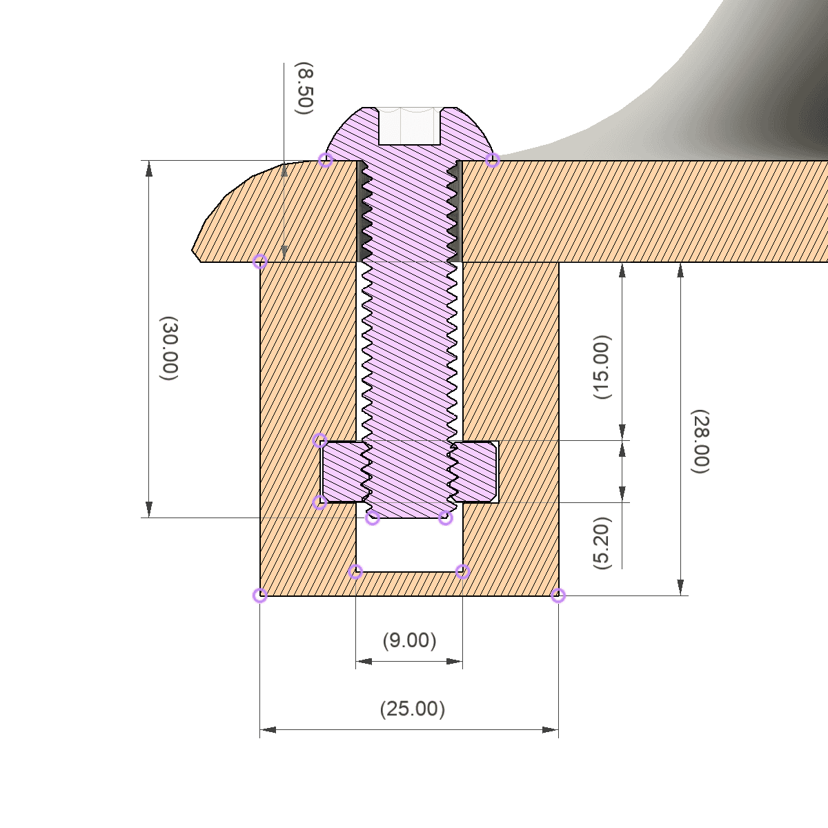 Как подобрать длину винта в US-box (рельсы)